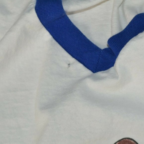 Vtg Curious George Cartoon Soccer T-Shirt - Picture 6 of 7